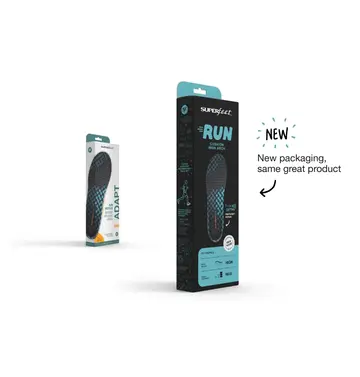 Superfeet Superfeet Run Cushion High Arch Insoles (ADAPT Run Max)