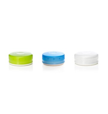 Humangear Humangear GoTubb Medium 3 Pack, Clear/Green/Blue