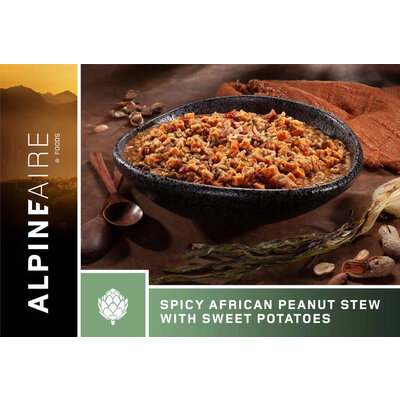 AlpineAire Spicy African Peanut Stew with Sweet Potatoes - Two Servings