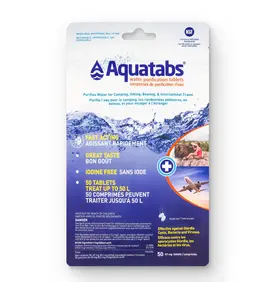 Aquatab Aquatab Tablets, Pack of 50, 1L Tabs