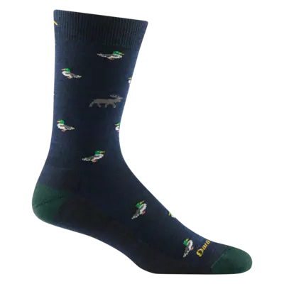 Darn Tough Duck Duck Moose Cushioned Lightweight Lifestyle Crew Sock Men's 6094