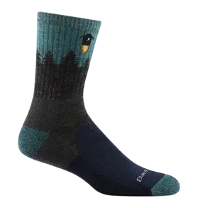 Darn Tough Darn Tough Number 2 Cushioned Midweight Hiking Micro Crew Sock Men's 1974