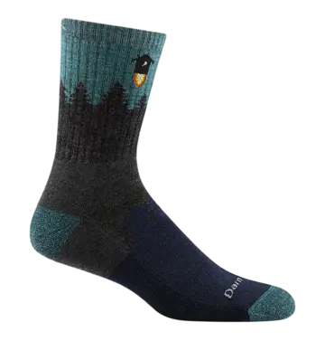 Darn Tough Darn Tough Number 2 Cushioned Midweight Hiking Micro Crew Sock Men's 1974