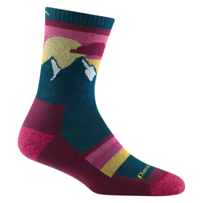 Darn Tough Sunset Ledge Cushioned Lightweight Hiking Micro Crew Sock Women's 5005