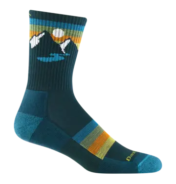 Darn Tough Darn Tough Sunset Ridge Cushioned Lightweight Hiking Micro Crew Sock Men's 1997