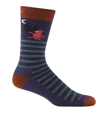 Darn Tough Darn Tough Wild Life Cushioned Lightweight Lifestyle Crew Sock Men's 6096