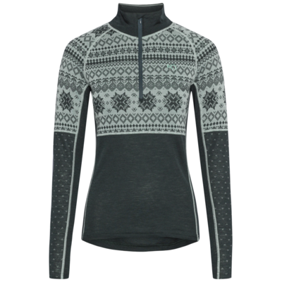 Kari Traa Vilma Merino Long Sleeve 1/2 Zip Base Layer Women's