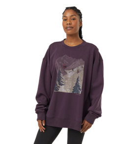 Ten Tree Ten Tree Alpine Oversized Crew Sweatshirt Women's