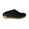 Glerups Felt Slipper With Rubber Sole