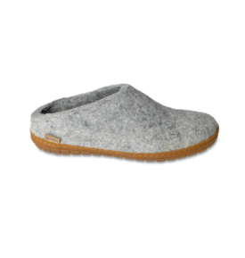 Glerups Glerups Felt Slipper With Rubber Sole