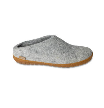 Glerups Glerups Felt Slipper With Rubber Sole