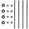 Trailhead Canoe Seat Bolt Kit 6-Inch Stainless Steel 4-Pack