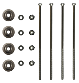 Trailhead Trailhead Canoe Seat Bolt Kit 6-Inch Stainless Steel Large Flange Washer 4-Pack