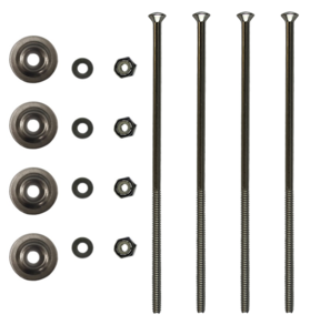 Trailhead Trailhead Canoe Seat Bolt Kit 6-Inch Stainless Steel Large Flange Washer 4-Pack