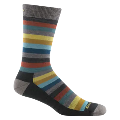 Darn Tough Merlin Stripe Cushioned Midweight Lifestyle Crew Sock Men's 6113