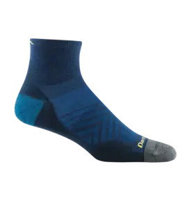 Darn Tough Darn Tough Run No-Cushion Ultra-Lightweight Running 1/4-Height Sock Men's 1034