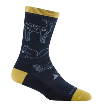 Darn Tough Darn Tough Woodland Creatures No-Cushion Lightweight Lifestyle Crew Sock Women's 1678