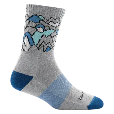 Darn Tough Coolmax Overlook Cushioned Midweight Hiking Micro Crew Sock Women's 1957