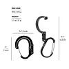 Heroclip Carabiner Hook Clip - Small Blue