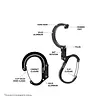 Heroclip Carabiner Hook Clip - Small Blue