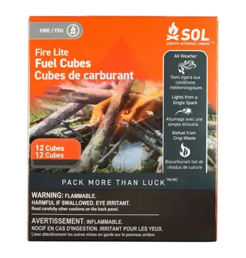 Survive Outdoors Longer SOL Fire Lite Fuel Cubes