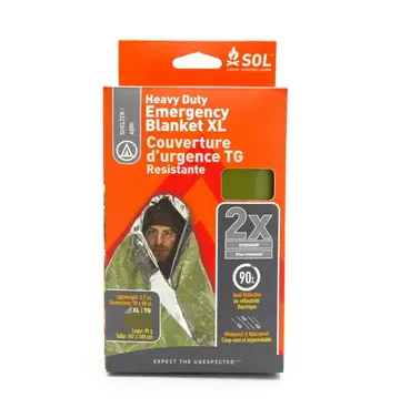 Survive Outdoors Longer SOL Heavy Duty Emergency Blanket