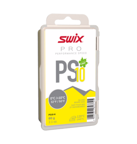 Swix Swix PS10 Yellow 0C to 10C Glide Wax, 60g