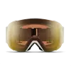 Smith I/O Mag Goggles Chalk Bleach + ChromaPop™ Pro Photochromic Gold Mirror Lens/ChromaPop Storm Blue Sensor Mirror