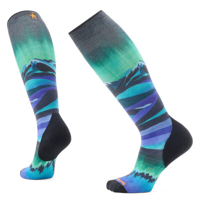 Smartwool Ski Compression Print Over The Calf Socks Women's 2484