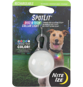Nite Ize Nite Ize Pet Spotlit Rechargeable LED - Disc-O-Tech