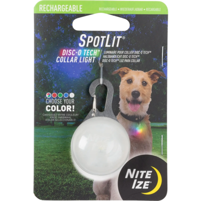 Nite Ize Pet Spotlit XL Rechargeable LED - Disc-O-Tech