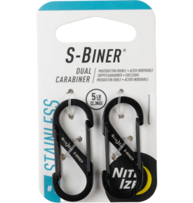 Nite Ize Nite Ize S-Biner #1 2 Pack, Stainless