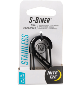 Nite Ize Nite Ize S-Biner #2 Stainless Steel 3-Pack