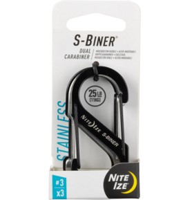 Nite Ize Nite Ize S-Biner #3 Stainless Steel 3-Pack
