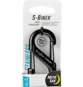 Nite Ize Nite Ize S-Biner #3 Stainless Steel 3-Pack