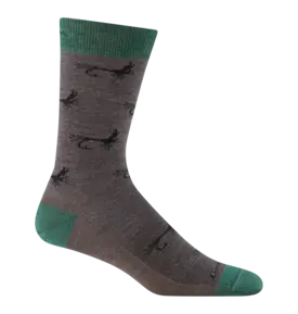 Darn Tough Darn Tough McFly No-Cushion Lightweight Lifestyle Crew Sock Men's 1671