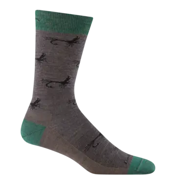 Darn Tough Darn Tough McFly No-Cushion Lightweight Lifestyle Crew Sock Men's 1671