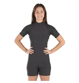 Level Six Level Six Women's Sombrio Short Sleeve Neoprene Rashguard