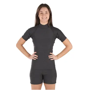 Level Six Level Six Women's Sombrio Short Sleeve Neoprene Rashguard