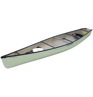 Clipper Canoe Clipper Canoe MacKenzie Sport 16'6" Kevlar Avocado Black Trim