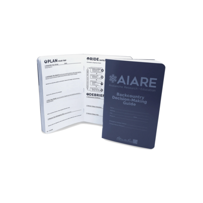 Backcountry Access AIARE Decision-Making Guide Field Book