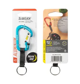 Nite Ize Nite Ize SlideLock Aluminum Key Ring