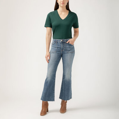 Jag Jeans Kait Kick Flare Copped Jeans Women's