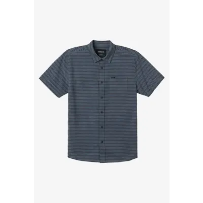 O'Neill TRVLR UPF Traverse Stripe Short Sleeve Standard Shirt Men's
