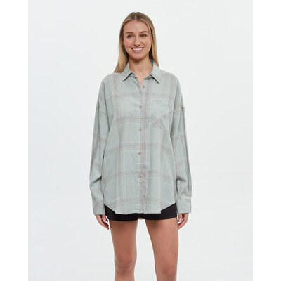 Ten Tree West End Long Sleeve Button Up Shirt Women's