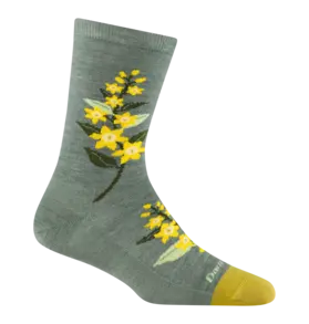 Darn Tough Darn Tough Blossom No-Cushion Lightweight Lifestyle Crew Sock Women's 6104