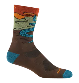 Darn Tough Darn Tough Chasing Waterfalls Cushioned Lightweight Hiking Micro Crew Sock Men's 5020