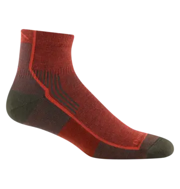Darn Tough Darn Tough Hiker Cushioned Midweight Hiking 1/4-Height Sock Men's 1959