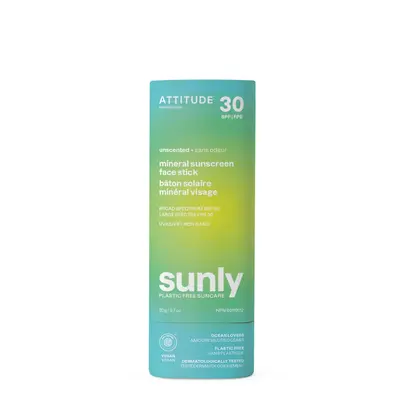 Sunly Mineral Sunscreen Face Stick SPF 30 Unscented