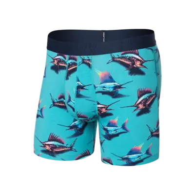 Saxx Droptemp Cooling Cotton Boxer Brief w/ Fly Men's